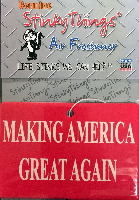 Making America Great Again Air Freshener - Click Image to Close